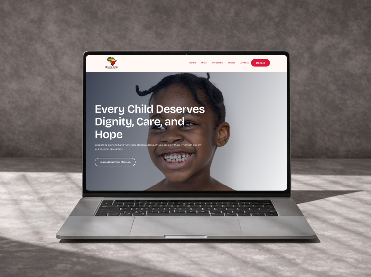 website mockup